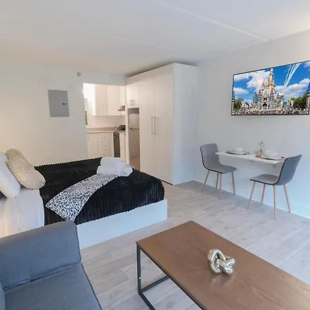 Ferienwohnung Serene Studio 8 Min To Disney World And Free Parking